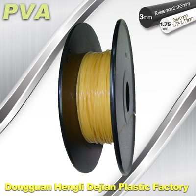 0.5kg / roll رشته حلال آب PVA 1.75mm / 3،0mm طبیعی رنگ