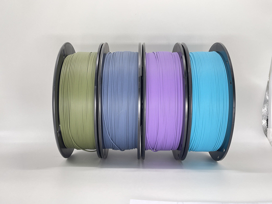 فیلامنت پرینتر سه بعدی مات PLA 7 رنگ بسته بندی وکیوم با ماده خشک کننده
