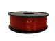 Flexible 3D Printer Filament Twinkling 3mm 1.75mm Red Filament 1.3Kg / Roll