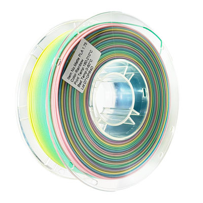 پرینتر 3D PINRUI فیلامنت PLA Matte Rainbow 1.75mm 1kg رنگ های متعدد متناسب با اکثر پرینترهای FDM