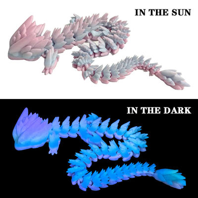 PINRUI Glow Rainbow PLA 1kg 1.75mm تغییر رنگ در تاریکی برای چاپگر 3D
