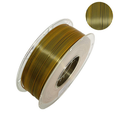 پنروی دو رنگ ابریشم PLA Filament 1.75mm Bi-Color 3D Printer ابریشم PLA Filament 1kg (2.2lbs)