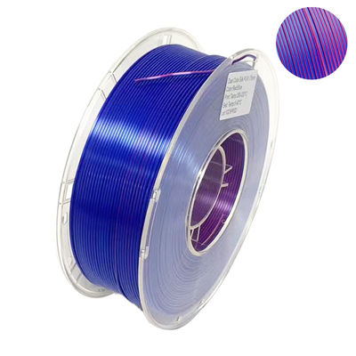 پنروی دو رنگ ابریشم PLA Filament 1.75mm Bi-Color 3D Printer ابریشم PLA Filament 1kg (2.2lbs)