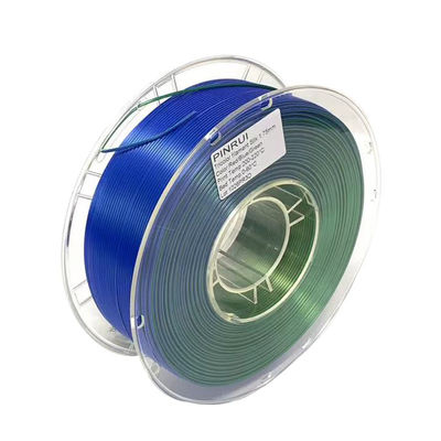 پنروی سه رنگ فیلامنت ابریشم PLA 1.75mm 1kg اسپول سه رنگ فیلامنت ابریشم PLA متناسب با اکثر چاپگرهای FDM