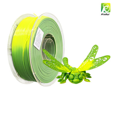 رشته چاپگر 3D PINRUI، رنگ تغییر درجه حرارت رشته PLA 1.75mm، رشته چاپ 3D صاف