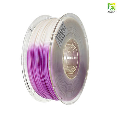 فیلامنت چاپگر 3D PINRUI PLA، UV یا نور خورشید تغییر رنگ فیلامنت PLA رنگ 1.75mm، دقت ابعاد +/- 0.03 mm