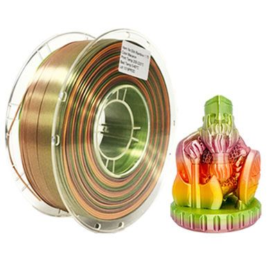 PINRUI Rainbow PLA Silky PLA 1.75mm 1kg فیلامنتی چندرنگ رنگ PLA برای چاپ سه بعدی