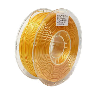 High Precision PETG Filament for 3D Printing with ±0.03mm Tolerance and 200℃-240℃ Print Temperature in 12+ Colors